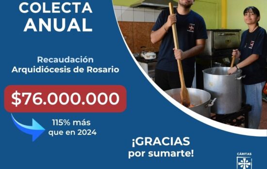 Rendición Colecta Anual de Cáritas