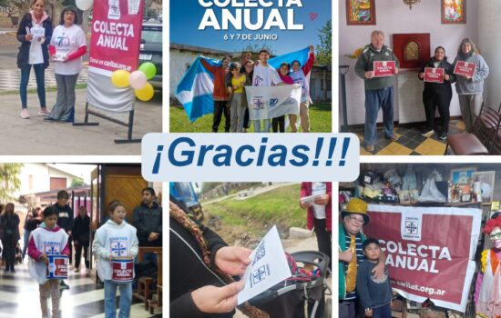 Cáritas Rosario agradece a toda la comunidad por su compromiso con la Colecta Anual 2026